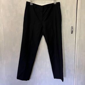 Acne studios Saville CR MOH black wool crop pants